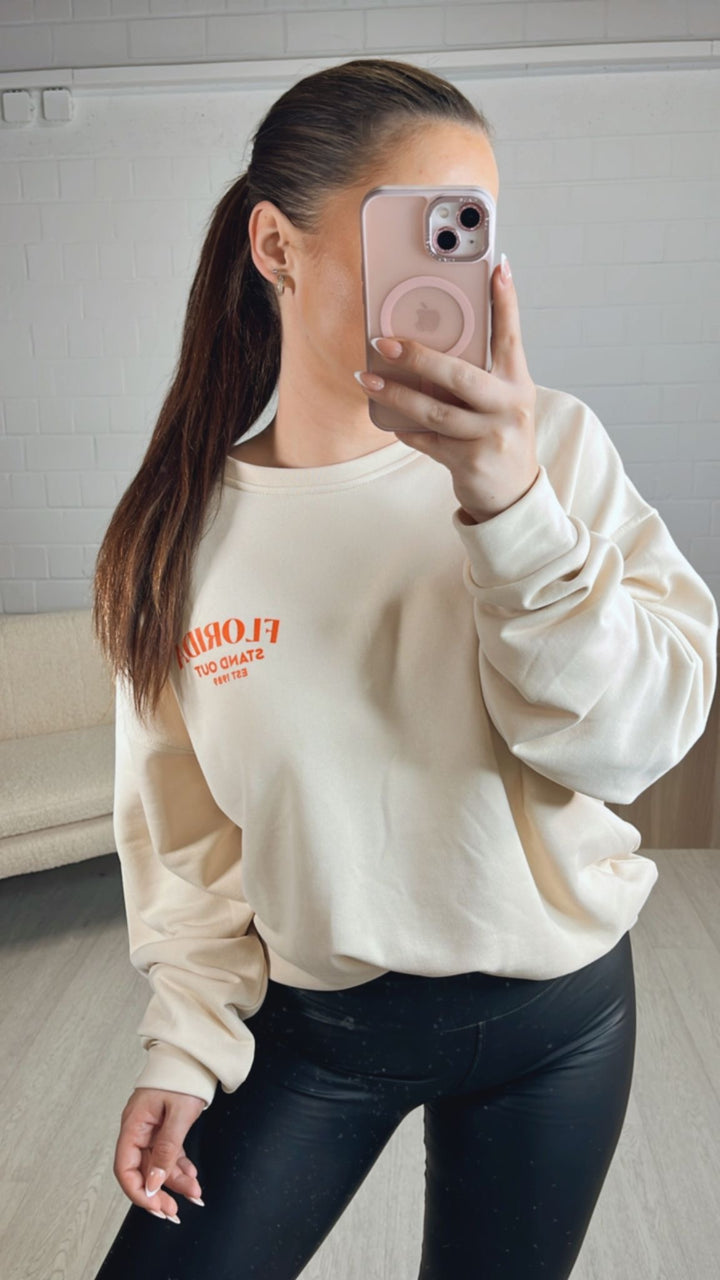 Pullover " Florida Citrus " / beige Art. 8755