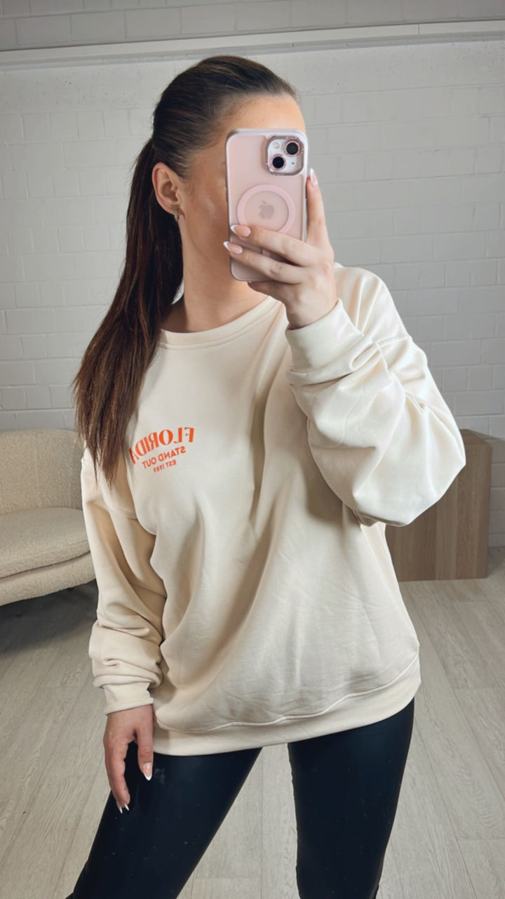 Pullover " Florida Citrus " / beige Art. 8755