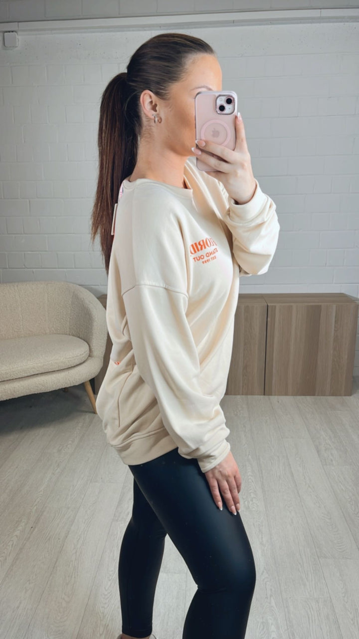 Pullover " Florida Citrus " / beige Art. 8755