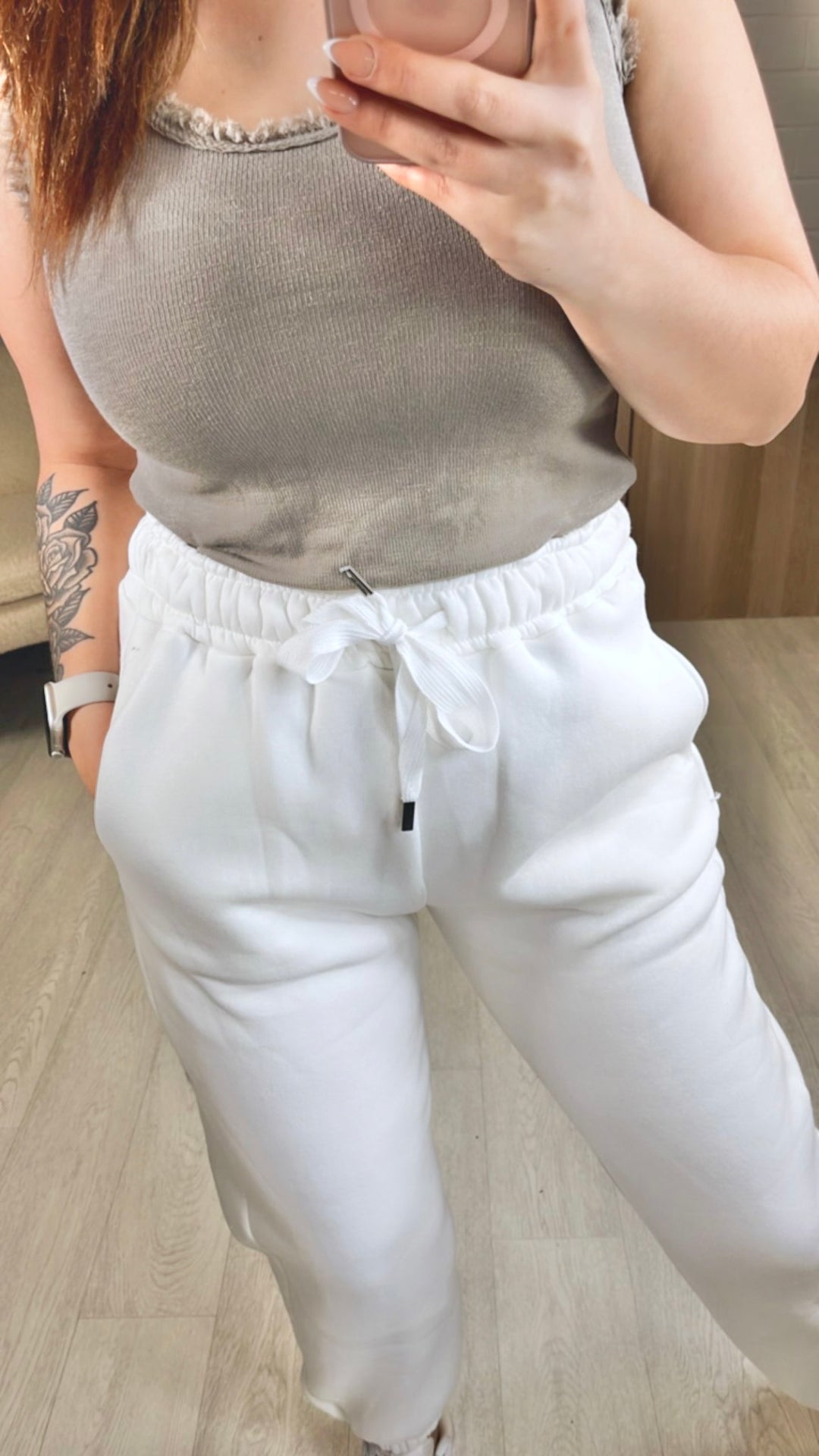 simple Jogger Hose / weiss Art. 8653