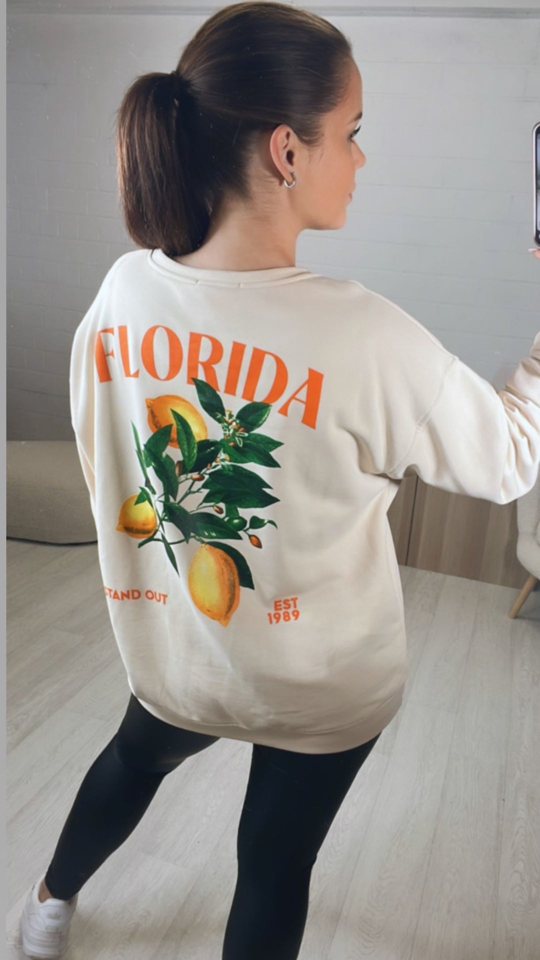 Pullover " Florida Citrus " / beige Art. 8755