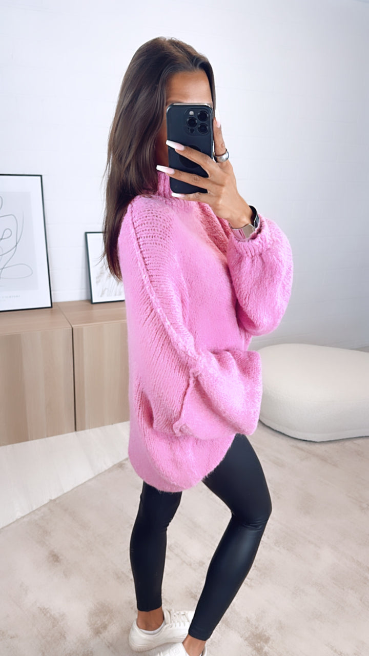 Ultra Oversize Kuschel - Pullover / pink Art. 6841